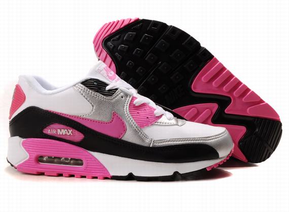 Nike Air Max Shoes Womens Gray/White/Pink Online